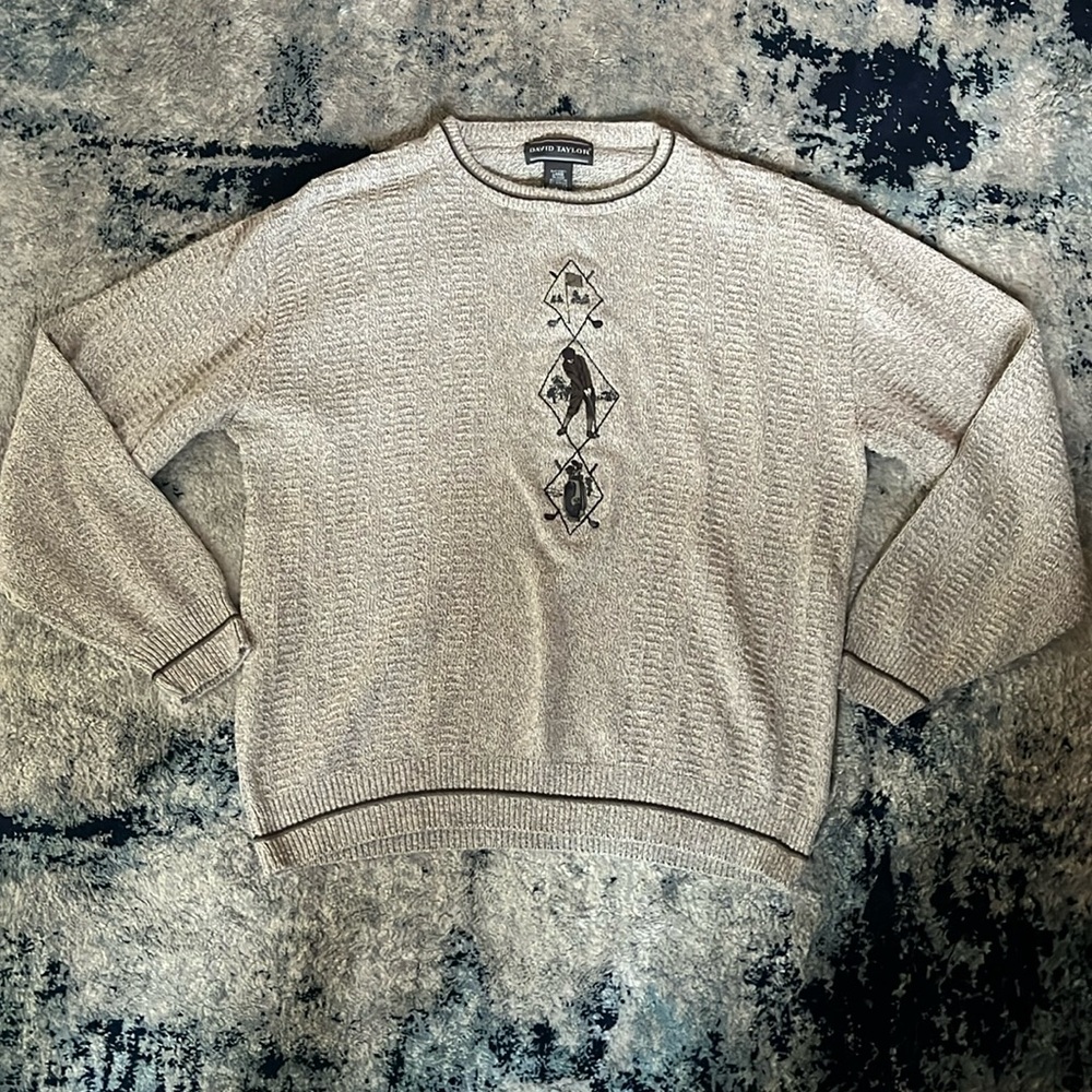 David Taylor Golf Sweater